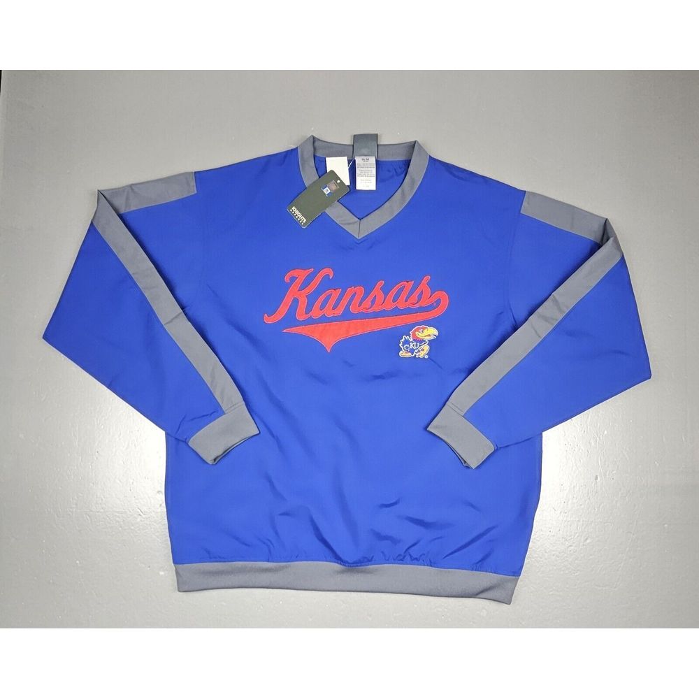 University of Kansas Jayhawks Pullover Mens Medium. Knights‎ Apparel V-Neck. NWT